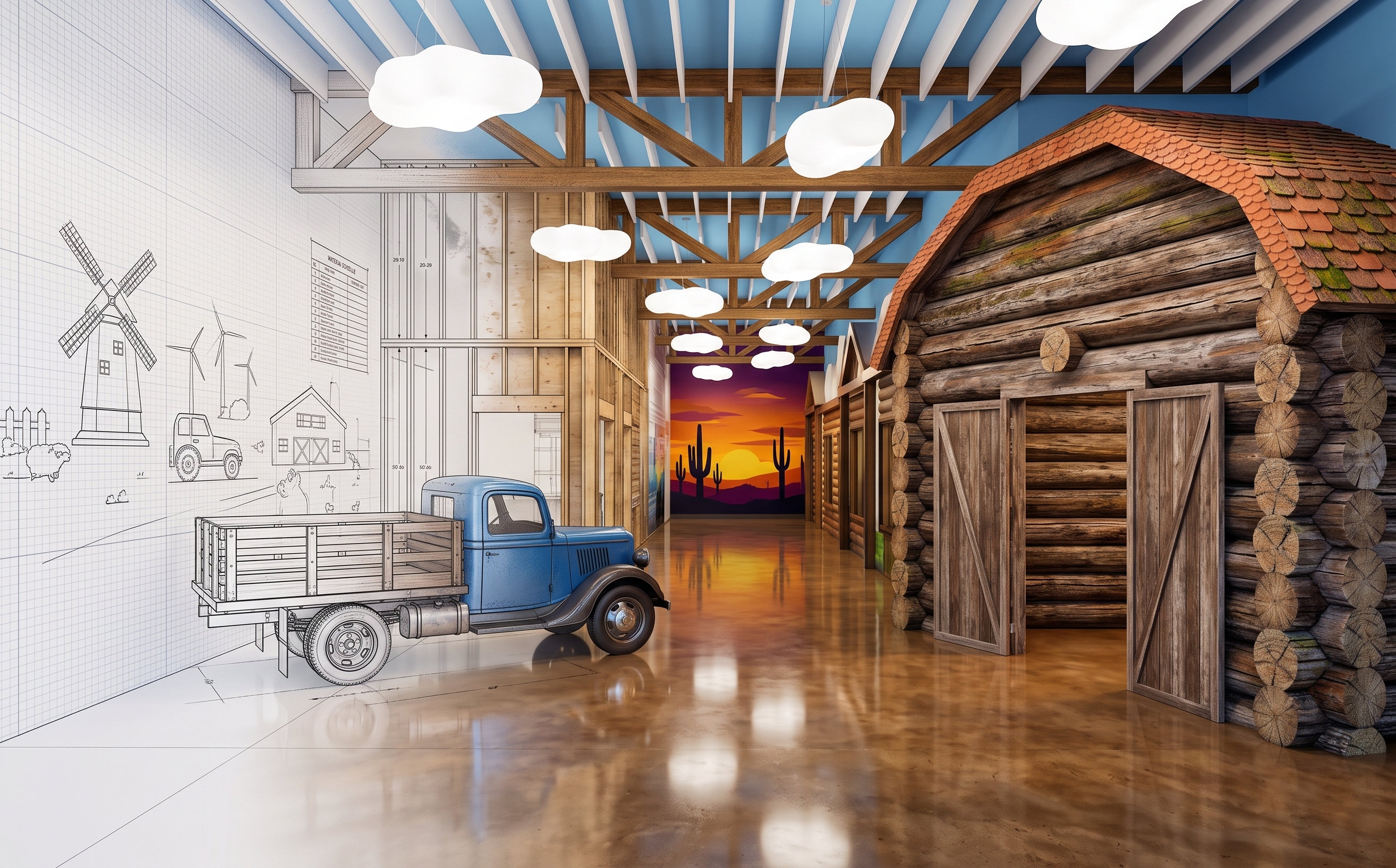 Branded indoor play centre concept