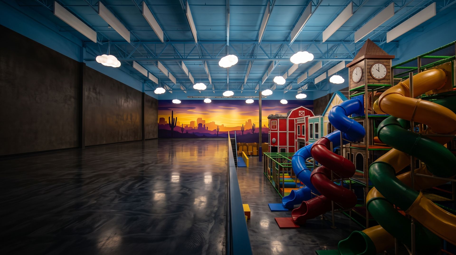 Inside a VXU branded family entertainment centre